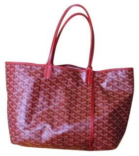 st louis pm red tote