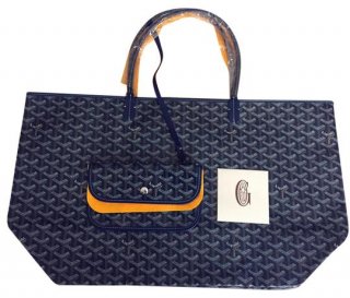 st louis gm navy canvas tote