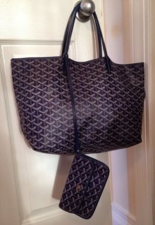 st louis pm navy tote