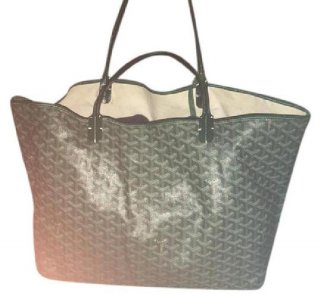 st louis gm green canvas tote