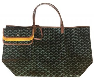 st louis gm brown canvas tote
