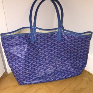 for staci only light blue canvas tote