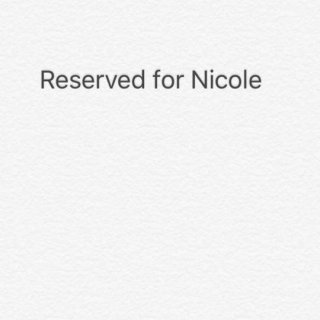 reserved for nicole tote