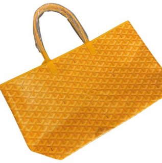 st louis pm yellow leather tote