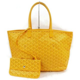 chevron st louis with pouch 871822 yellow pvc tote
