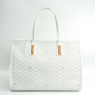 bag marquise women s gray white coated canvas leather tote
