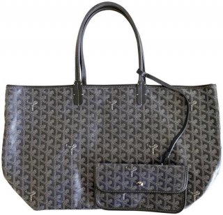 st louis pm gray hemp and leather tote