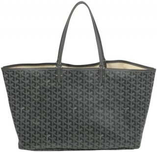bag st louis pm gray coated canvas tote