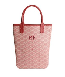 poitiers monogram 192557 pink coated canvas tote