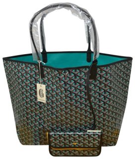 st louis gm opaline limited edition blue coated canvas tote