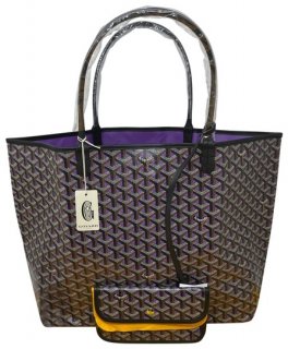 st louis gm limited edition purple coated canvas tote