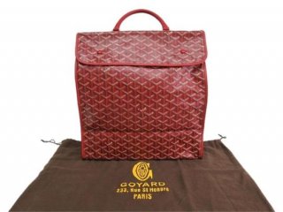 lucie red coated canvas tote