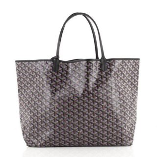 saint louis limited edition gm black canvas coated tote