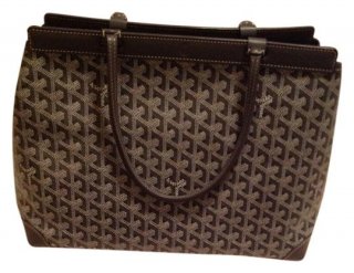 core collection bellechasse gray monogram canvas with genuine leather trim tote