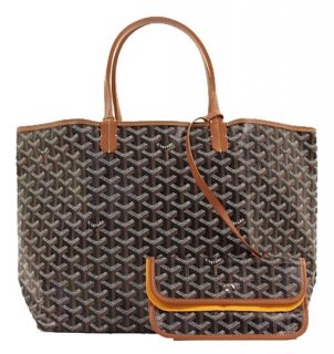 new st louis pm black hemp and leather tote