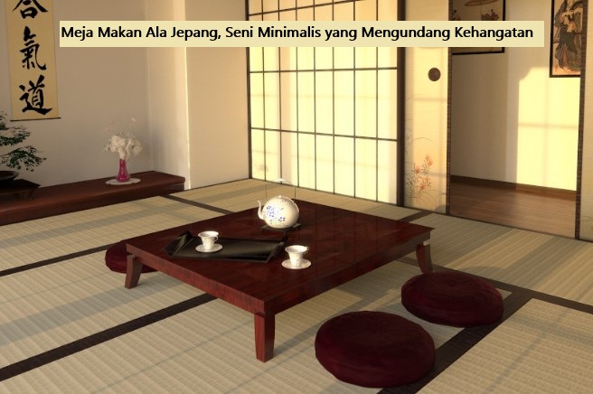 Meja Makan Ala Jepang